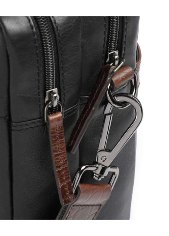 Чоловіча сумка-портфель шкіряний CORSO DELUXE Чорний Bugatti (280950641)