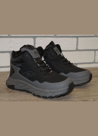 Черевики зимові підліткові чорні із сірим FDEK (308025201)