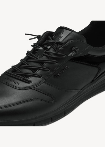 Черные демисезонные кроссовки (р) кожа 0-1-1-1-23730-41 Tamaris