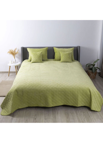 Евро покрывало 240*260 см велюровое гипоаллергенное Салатовое (24490240260) ТЕП (366978520)