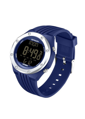 Годинник 6093 Спортивний чоловічий з будильником і секундоміром водонепроникний з нержавіючої сталі ProDobro (367264486)