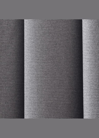 Комплект штор 2 шт Мешковина Лен 300х270 см, шторы, гардины, портьеры со шторной тесьмой графит IDEIA (328069126)