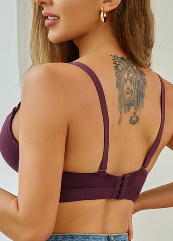 Тёмно-фиолетовый бралетт женский формованный бюстгальтер perfect elegance (1732-70-01) Finetoo без косточек