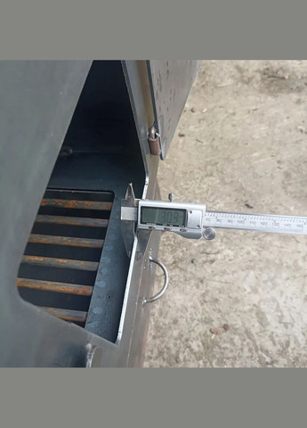 Буржуйка. Печь стальная 3 мм с чугунной плитой 7 мм. Дровяная печь с варочной поверхностью. No Brand (322139016)