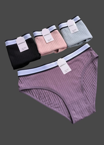 Набір 4 шт трусики сліпи в широкий рубчик Agremaila (313452824)