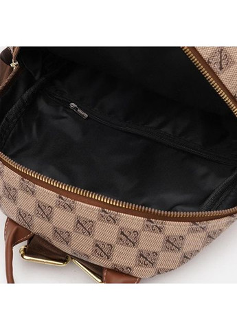 Рюкзак женский из экокожи 6 л городской маленький Бежевый 39429 Monsen (355884812)