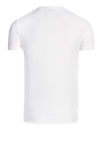 Белая мужская базовая футболка с коротким рукавом Iceberg ICE1UTS01