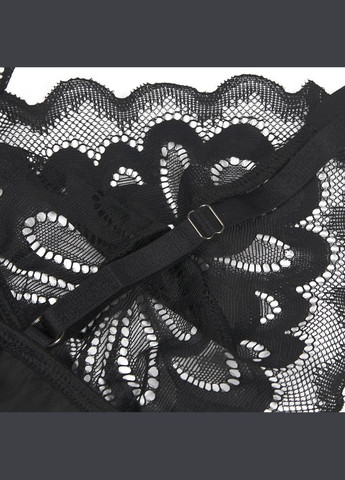 Мереживний Пеньюар з трусиками, чорний, Star Night (334709775)