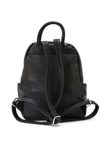 Шкіряний жіночий рюкзак Italy - 02443_fblack Virginia Conti (315772176)