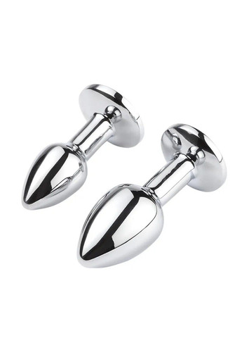 Набор анальных пробок с камушками синего цвета (S,M,L) We Love (284278180)