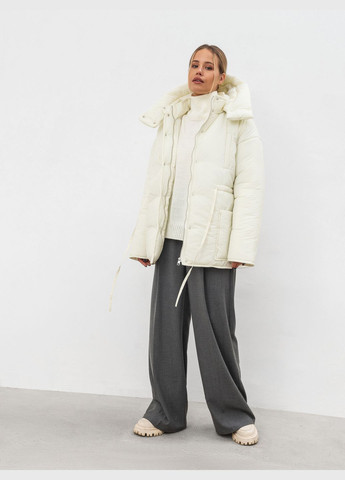 Молочная зимняя куртка Romashka Мон