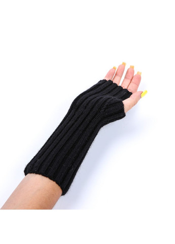 Митенки женские шерсть черный MARLEN LuckyLOOK 880-016 (352690929)