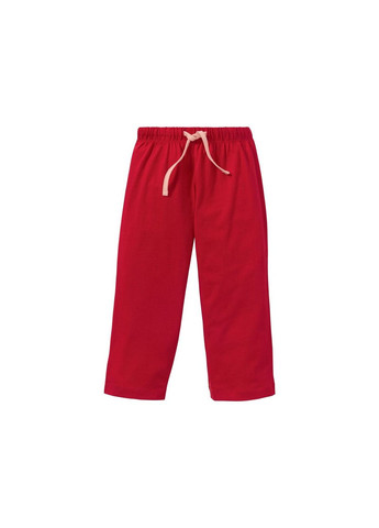 Червона піжама (лонгслів і штани) для дівчинки 307131 червоний Lupilu
