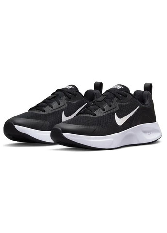 Черные всесезон кроссовки kids wearallday. black/white р. 3.5/35.5/23.4см Nike