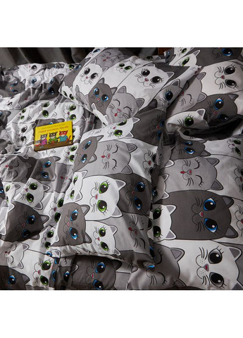 Комплект постільної білизни Бязь Gold Люкс євро 200х220 наволочки 4х70х70 (MS-820009254) Moon&Star Furry Friends (356115014)