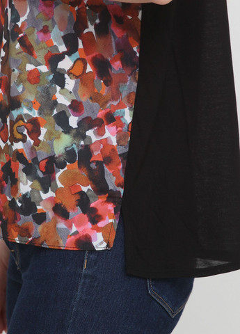 Чёрная блуза черно-коричневый French Connection