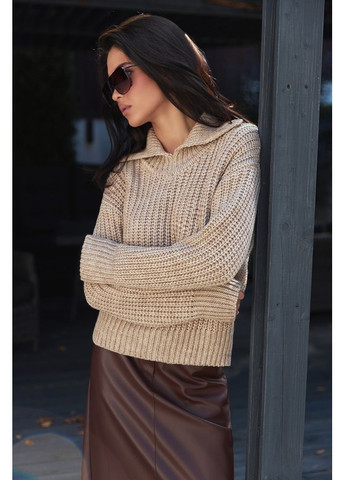 Сірий светр 2782 льон Triko Bakh