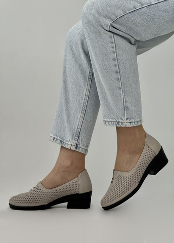 Sherlock Soon Туфлі жіночі шкіряні на повну ніжку кавовий з натуральна шкіра, туреччина — демісезон (335718195)