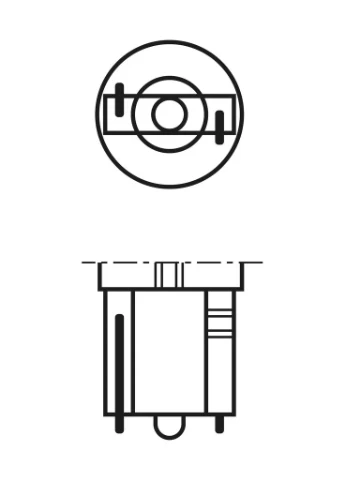 Лампа розжарювання 12V 1,2W W2x4,6d ECO (вир-во ) Bosch (342410268)