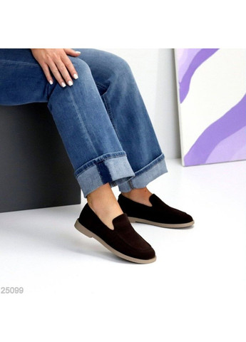 Hengji Коричневі лофери натуральна замша, мокасини шоколад, коричневі туфлі лофери код 25099 лофери коричневий з натуральна замша, китай — демісезон (361243450)