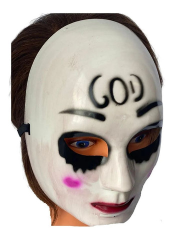 Маска "God" у стилі хорору / трилеру Судна ніч Хеллоуїн+подарунок No Brand (351874203)