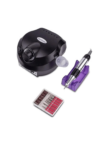 Фрезер для манікюру педикюру з опцією самоохолодження дисплеєм реверсом 45 Вт 35000 об/хв 25х25х15 см (479830-Prob) Чорний Unbranded (324556959)