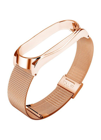 Ремінець Metal для Xiaomi Mi Smart Band 8 Rose Gold (709360) BeCover (323132327)