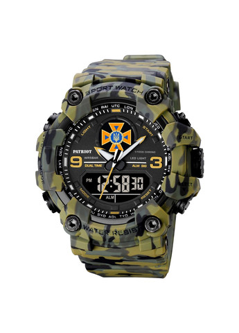 Годинник наручний 001CMGRDSNS ДСНС Зелений камуфляж + Коробка. Patriot (323017421)