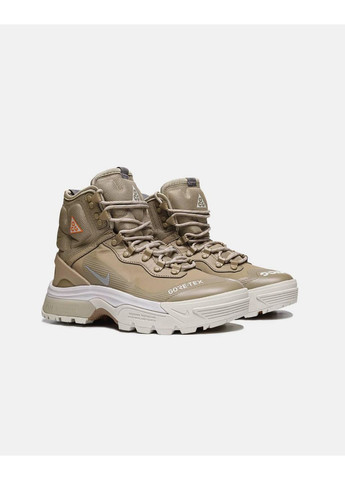 Белые зимние кроссовки мужские nike acg air zoom gaiadone gtx beige найк асж No Brand