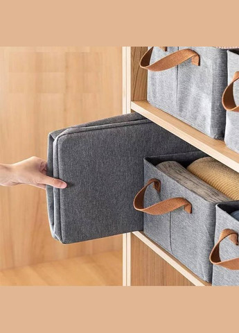 Каркасний короб-органайзер для зберігання одягу /іграшок Набір 8 шт No Brand (326602151)