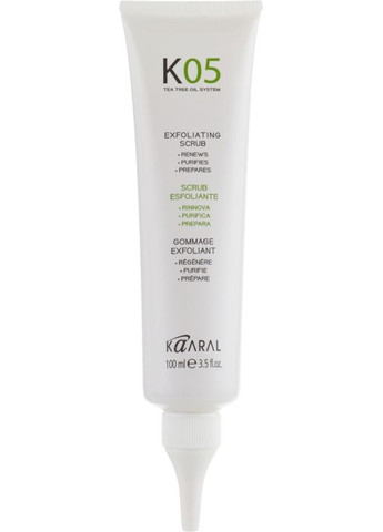 Відлущувальний скраб для шкіри голови і волосся K05 Exfoliating Scrub 100ml (524145-166540) Kaaral (368665532)