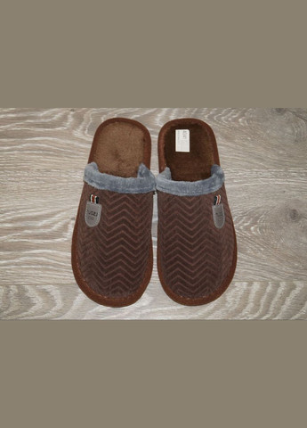 Тапочки підліткові коричневі No Brand Fangre (320966161)
