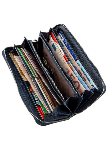 Жіночий вертикальний гаманець-клатч на блискавці з відділеннями для синіх карт (sku_18864) No Brand (328218562)