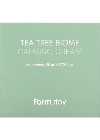 FarmStay Крем для обличчя  Tea Tree Biome Calming Cream 80 мл — Крем, Південна Корея (328446978)