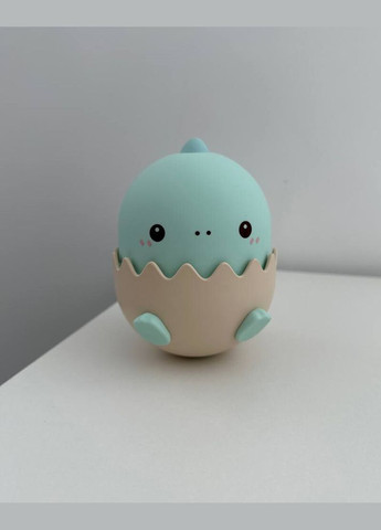 Нічник Динозаврик блакитний, настільна лампа з акумулятором 326980 Baby Dino Led 1x0.75W RGB USB 5V DC 1A IP20 (091605) Goldlux (361312249)