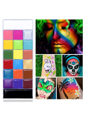 Набір Олійна фарба 20 кольорів Painting Palette + 10 пензлів Veronni (302241613)