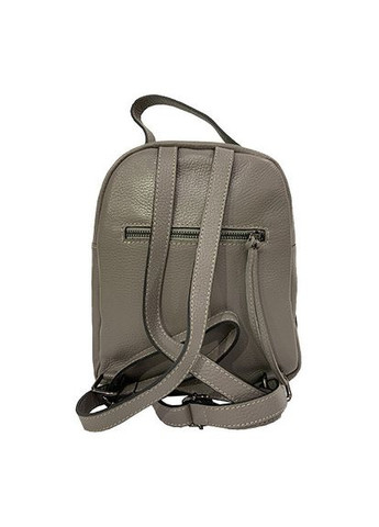 Рюкзак жіночий міський з натуральної шкіри італійський сірий (Д/Ш/В) 22/10/27(см) Felicita (336377586)