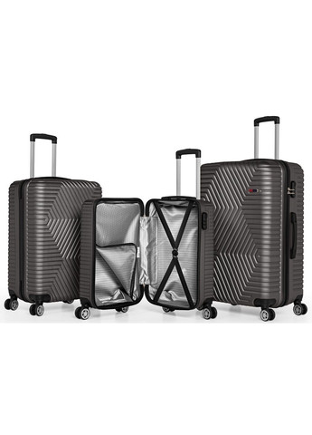 Средний пластиковый чемодан на колесах 70L 66х42х28 см GD Polo (289464469)