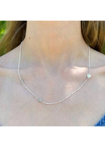 Срібне колье Пандора "Сяюча стріла" 397795CZ Kabluchka (355462754)