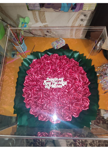 Букет из атласных лент No Brand (368672351)