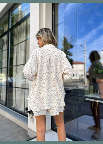 Стильный нежный костюм тройка на лето Vakko (331687662)