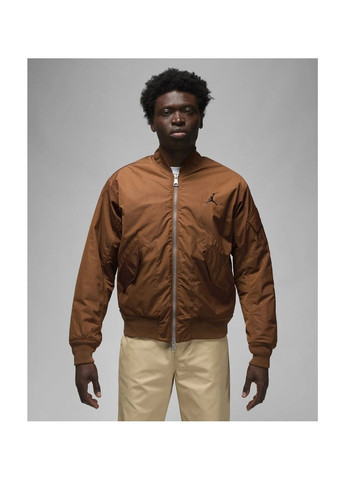 Коричнева куртка чоловіча essentials renegade jacket brown Air Jordan