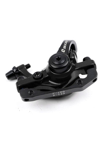 Гальмо дискове (тормозний каліпер) двопоршневий, з двома активними колодками, DB680, передній 160 мм, чорний Zoom (324626907)