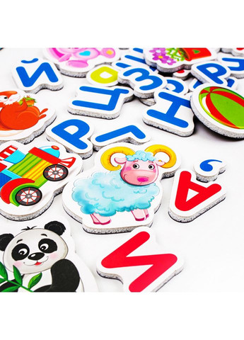 Детская настольная игра "Азбука с магнитной доской" VT5412-01 буквы на магнитах Vladi toys (365640942)