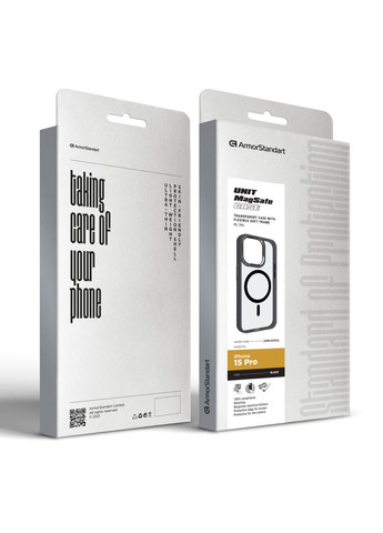 Чохол Unit MagSafe для Apple iPhone 15 Pro Black (ARM69353) ArmorStandart (327887121)