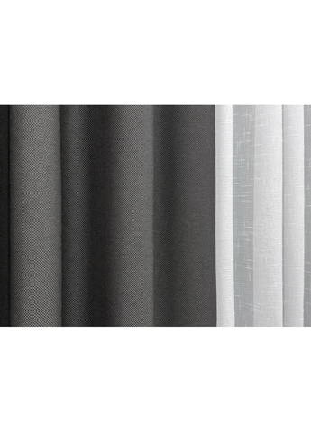Комплект готовых штор Рогожка TERRA LUXE № 1857ш 100х290 см 2 шт (31-959) VR-Textil (377711828)