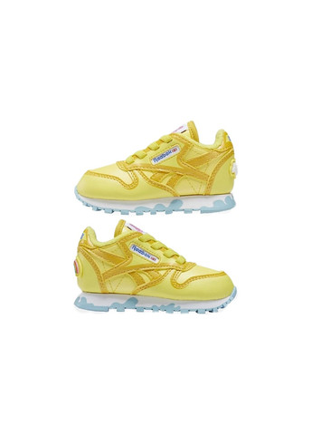 Жовті всесезонні кросівки x peppa pig classic leather td power yellow - 22.5 Reebok