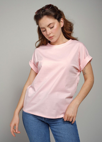 Розовая демисезон футболка женская розовая 342788 Power