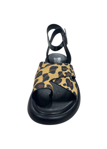 Комбинированные летние босоножки Wollen