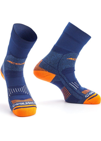 Шкарпетки універсальні Trekking Ultralight Crew Синій-Помаранчевий Accapi (284419545)